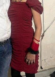 Maroon Bodycon