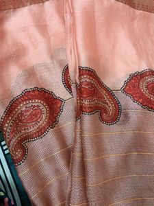 New Peach Saree 💝