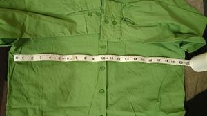 KOREA Imported Parrot Green Women&#39;s Shirt