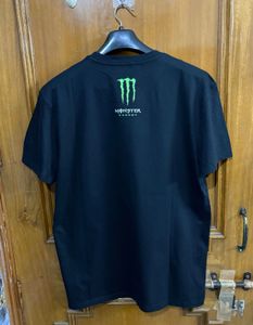 MONSTER ENERGY BLACK COTTON TSHIRT L(42)
