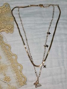 Rose Gold Anti Tarnish Chain Pendent