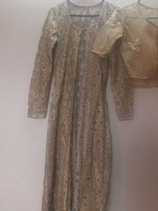 Golden Embroidered Blouse