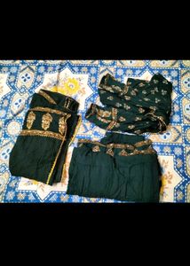 Suit With Plazo and Big Dupatta