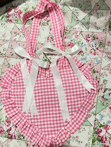 Restock🔥Gingham Heart Shaped Tote Bag💖🌷