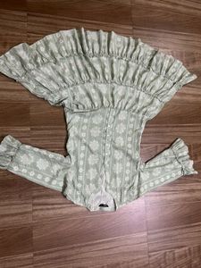 Sage Green Tiered Dress
