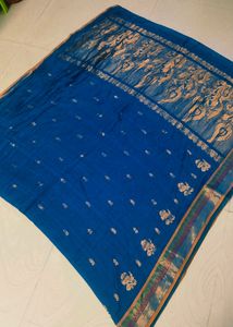 Cotton Blend Pure Gadwal Saree