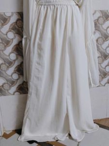 Elegant White Embroidered Dress