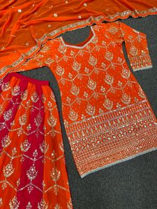 Brand new original video Added Heavy Sharara Suit