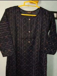 New Blue Colour Straight Kurta