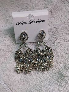 Dangling Silver Earrings