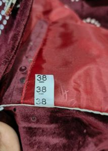 Maroon Velvet Jodhpuri