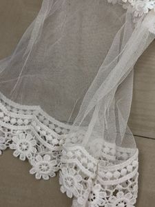 Lace Detail White Dress