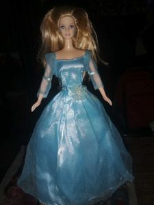 Vintage Blue Gown Barbie Doll