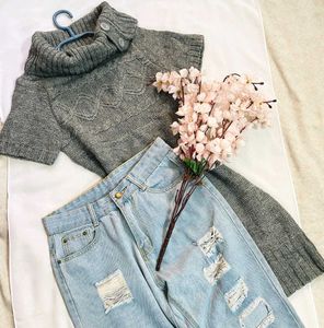 🎁Buy1 Get1 Free Stylish Gray Sweater Dress F