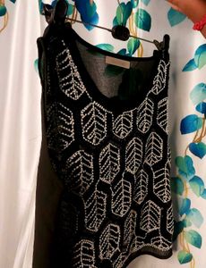 Beaded Sleeveless Top