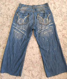 Unique Painted Baggy Jeans