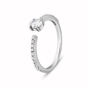Giva 925 Silver Zircon Stone Ring