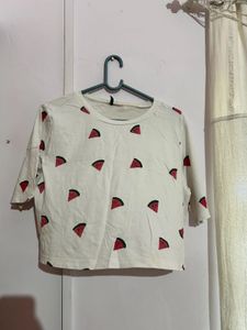 Benetton Cute Watermelon Print Tee