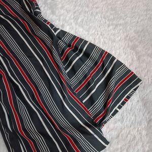 Striped Sleeveless Dress