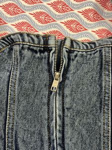 New Denim Strappy Crop Top
