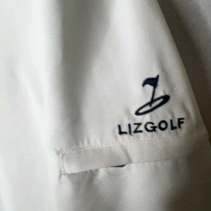 Lizgolf White Pullover Jacket