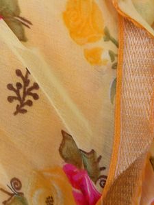 Floral Print saree - completely new