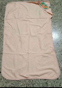 Newborn Babies Swadel Or Wrapping Cloth Peach Colo