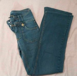 Y2K Style High Waisted Flare Jeans