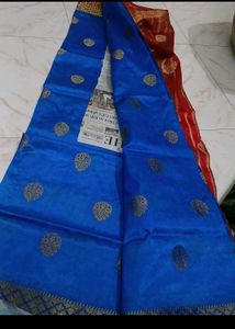 Set Of 4 Sarees Fancy With Blouses