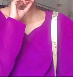 Elegant Purple long gown ...💗