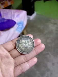 Hindu God Silver Coin