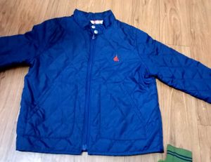 Navy BlueWinter Jacket for Kids–Lightweight & Warm