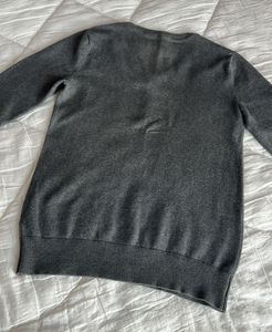 Gray Long Sleeve Top