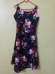 Floral Print Sleeveless Dress