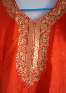 Orange Ethnic Dress