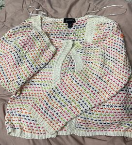 Colorful Knit Cardigan