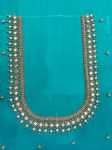 Elegant Embroidered Blouse Piece