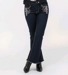 Embellished Denim Jeans