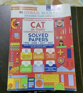 OSWAAL CAT past 24 years questions.