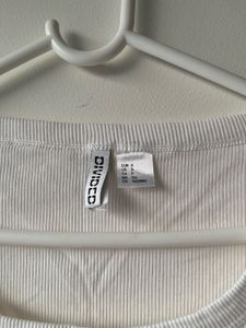 White Crop Top - H&amp;M