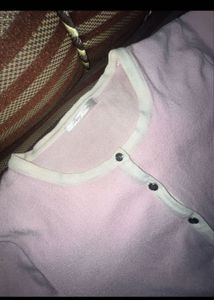 Pink cardigan type Top