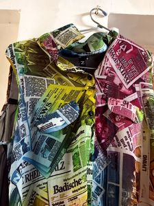 Chic Print Shrug Shirt