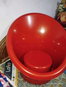 Red Round Chair