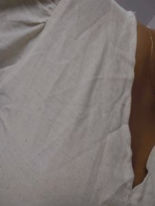 Zudio White Tiered Mini Dress