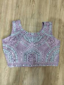 Lavender Heavy Designer Lehenga