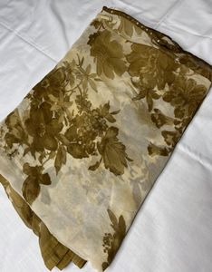 Olive GreenGeorgette Gotta Patti Saree