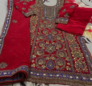 Heavy Embroidered Punjabi Suit