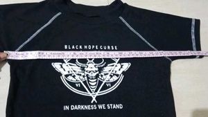 Black Hope Curse Graphic Print Tee