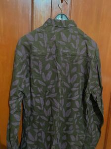 Spykar Leaf Print Shirt