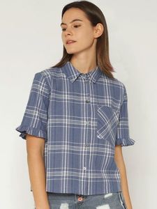 Blue Plaid Shirt